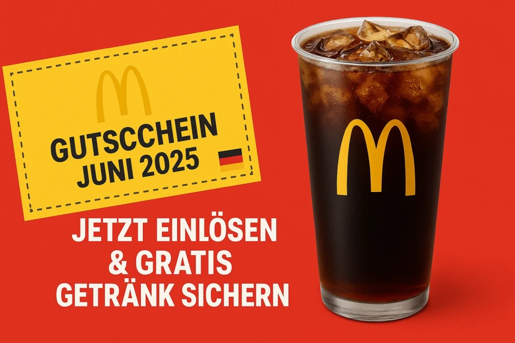 McDonald’s Gutschein Juni 2025 Jetzt Einlösen & Gratis Getränk Sichern