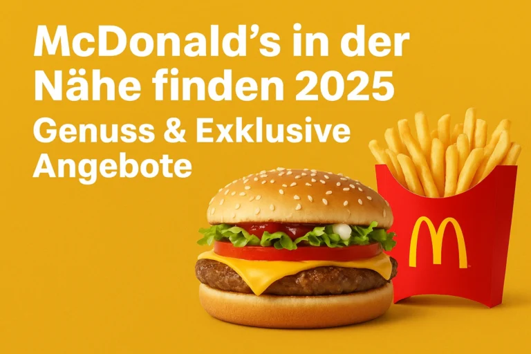 McDonald’s in der Nähe finden